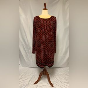 Michael Kors Red and Black Dress